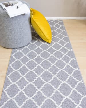 Cardiff vaaleanharmaa käytävämatto leveys 100cm (grey-sugar)
