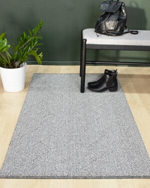 Kaarna tummanharmaa käytävämatto leveys 67cm (lead-sugar)