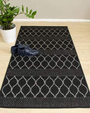 Dawn Foam 6826 DM9 K musta käytävämatto leveys 120cm