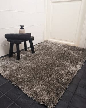 Natty harmaa kylpyhuonematto leveys 120cm (grey)