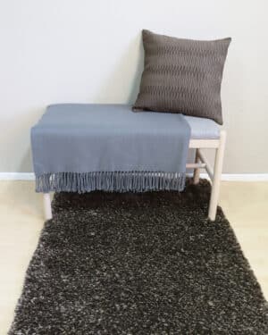 Metallic nukkamatto Grey/Brown 80x160cm
