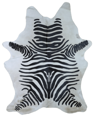 Lehmäntalja Zebra Valkoinen 22