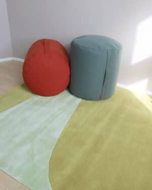 Laine light green tuftattu matto 140x200cm