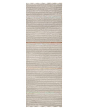 beige raidallinen muovimatto