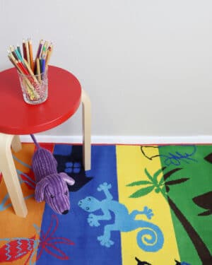 Lasten matto Kids Planet 95 D85X 60x120cm