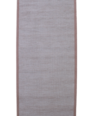 Chenille beige-ruskea puuvillamatto 80x200cm
