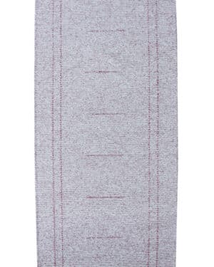 Roosa-valkoinen puuvillamatto hennoilla raidoilla koko 81x210cm
