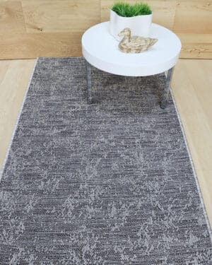 Rex anthracite/black helppohoitoinen mittatilausmatto