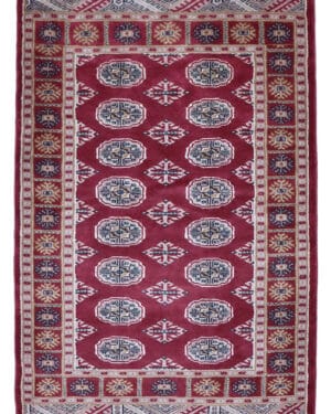 30009 2471 274129 Pakistan KARACHI RED MORI 128x71cm