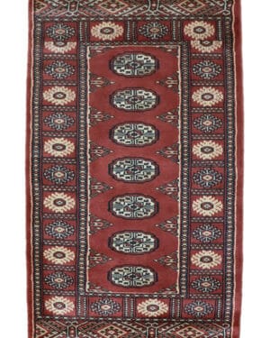 BNo 5 CNo 46 KARACHI BOKHARA Rust Pakistan 121x59cm