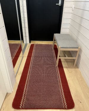 Vienna punainen käytävämatto 80cm