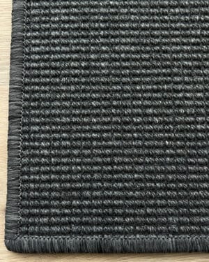 Ribb 128 dark grey/black mittatilausmatto